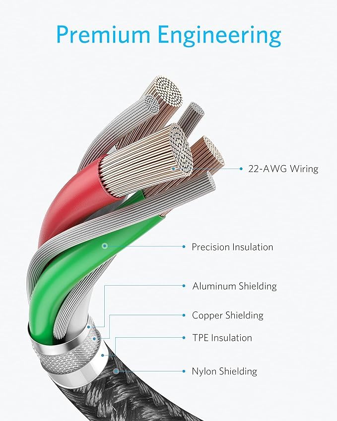 alain 0.25m 60W (C TO C) Power Bank Cable