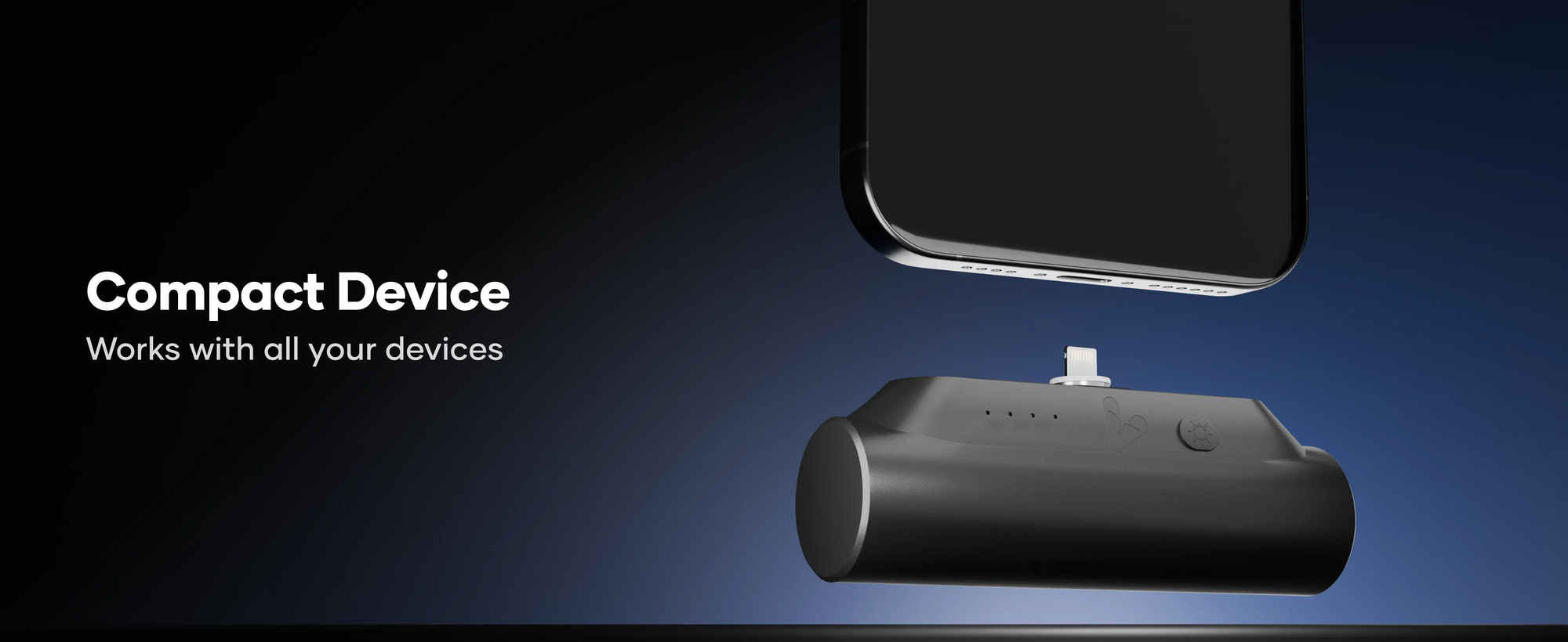 alain Pocket Charge 5000mAh Magnetic Power Bank with LED Light