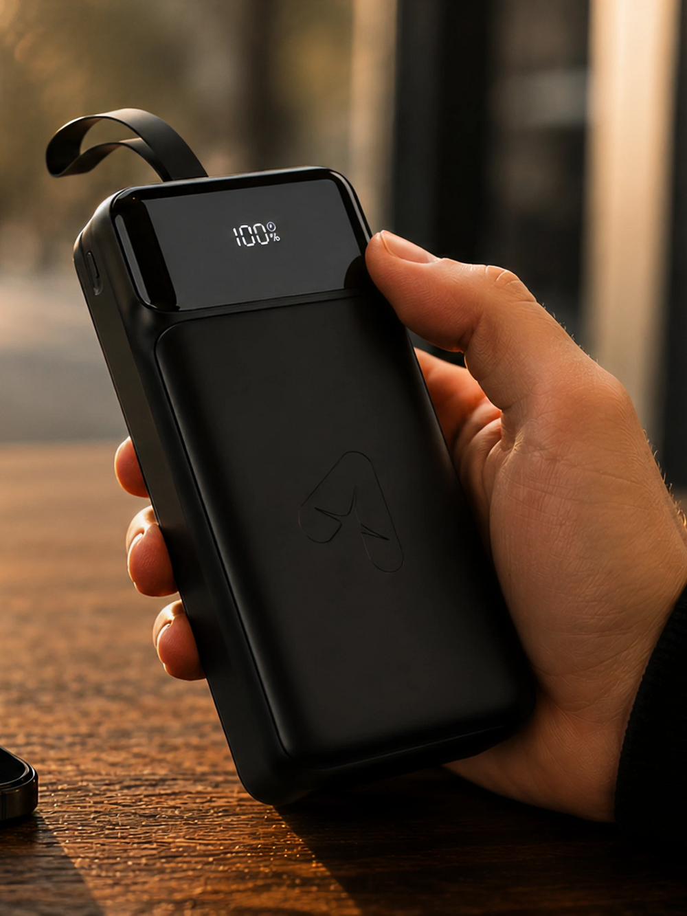 alain LumoPower 65W Fast Charging High-Capacity Power Bank 30000 mAh - Black