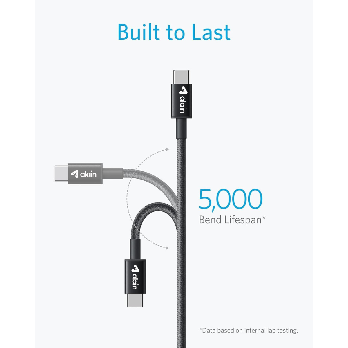 alain 0.25m 60W (C TO C) Power Bank Cable