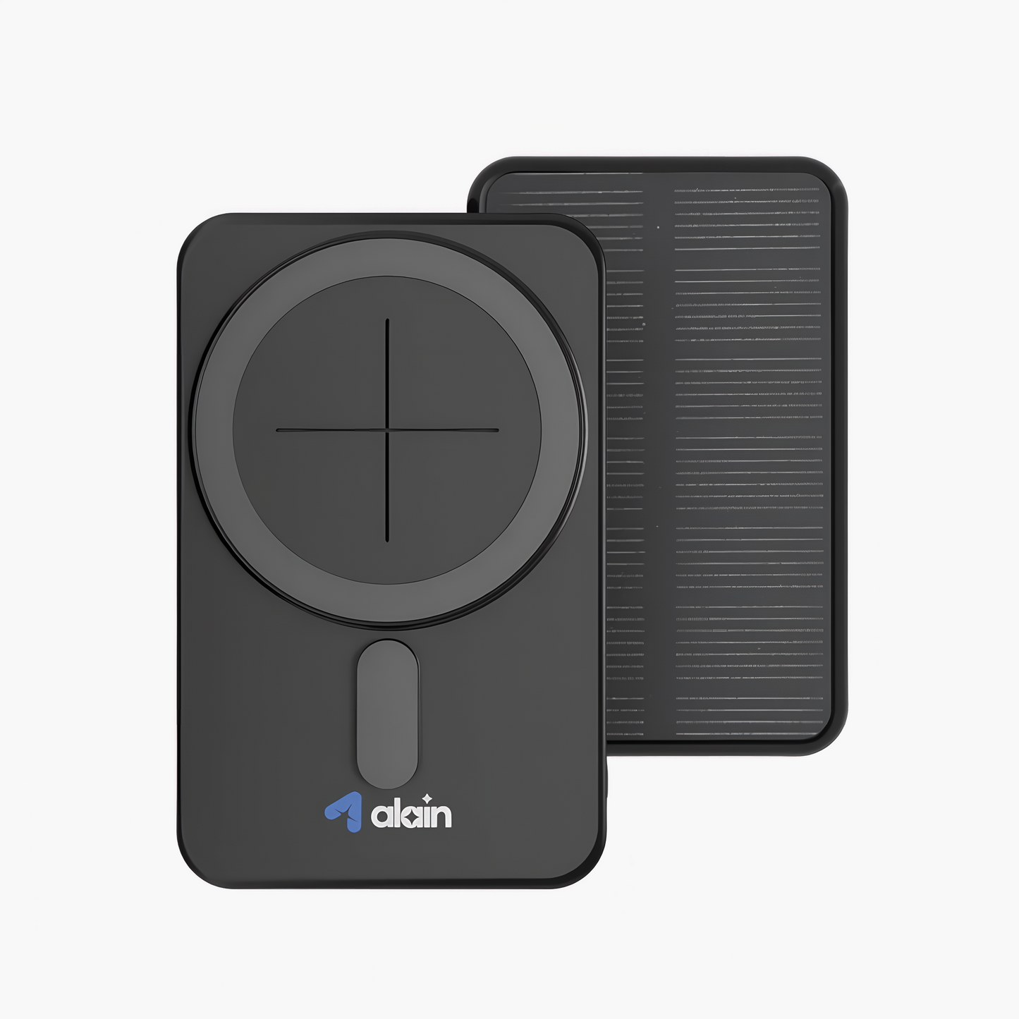 alain SolRover MagSafe-Compatible Solar Wireless Power Bank 10000 mAh - Black