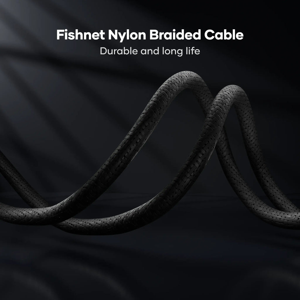 alain LuxLink 4-in-1 Multi-Connector Fast Charging Cable 100W 1.2m - Black alain