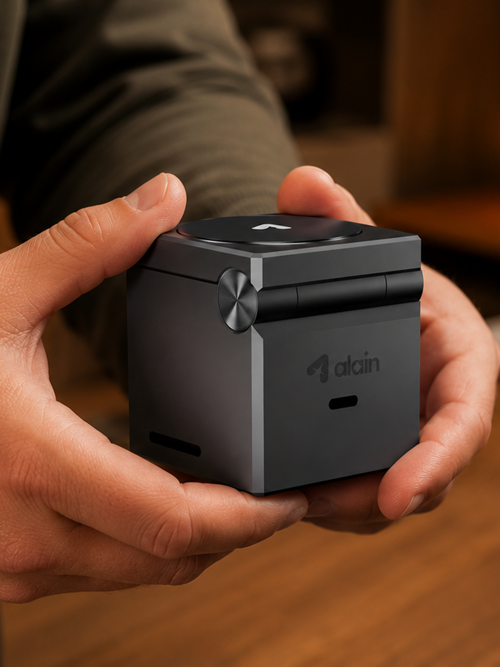 alain CubePod Trio 3-in-1 Qi2 Wireless Charging Station 20W - Black