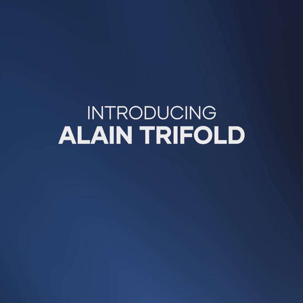 alain Trifold 3-in-1 Foldable Wireless Charging Station 15W - Black